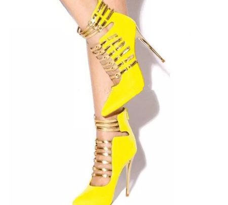 جدیدترین مدل کفش زرد