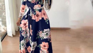 مدل لباس گلدار مجلسی