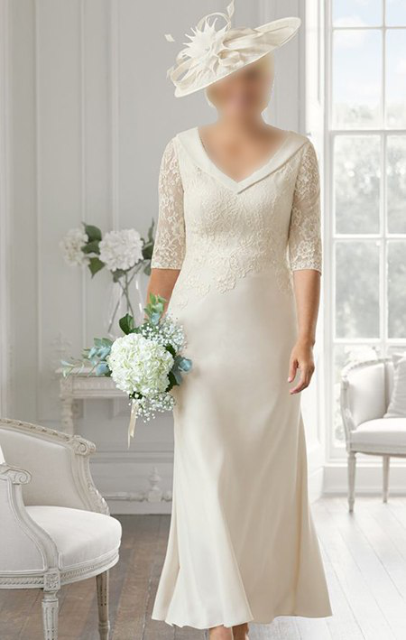 نمونه ای از مدل لباس عروس مناسب برای ازدواج دوم